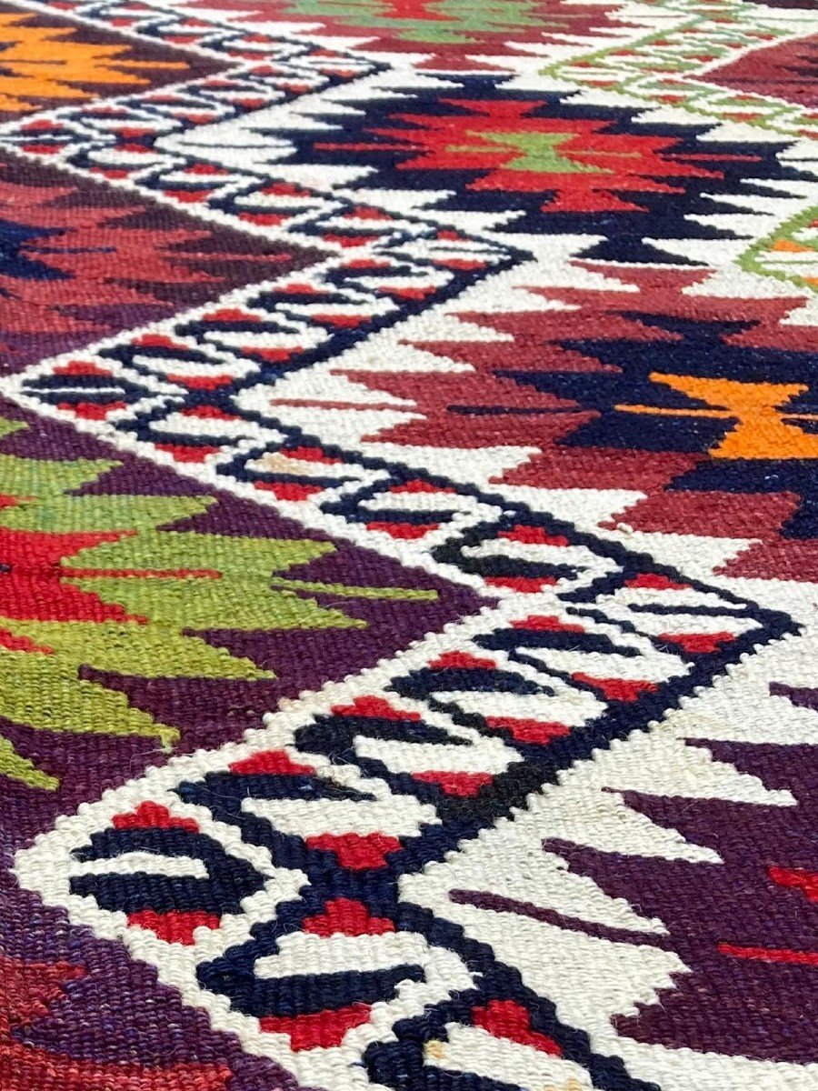 Kilim Gallery. Beydaglari - Türkiye. Circa 1940. 360 X 125 Cm-photo-2