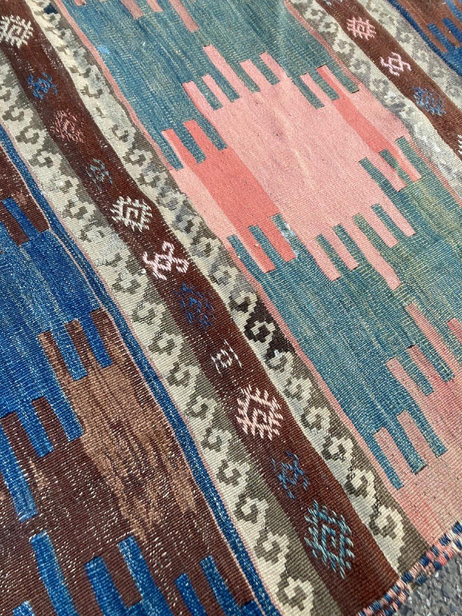 Kilim Maraş - Anatolia. Middle 19th. 230 X 102 Cm-photo-3