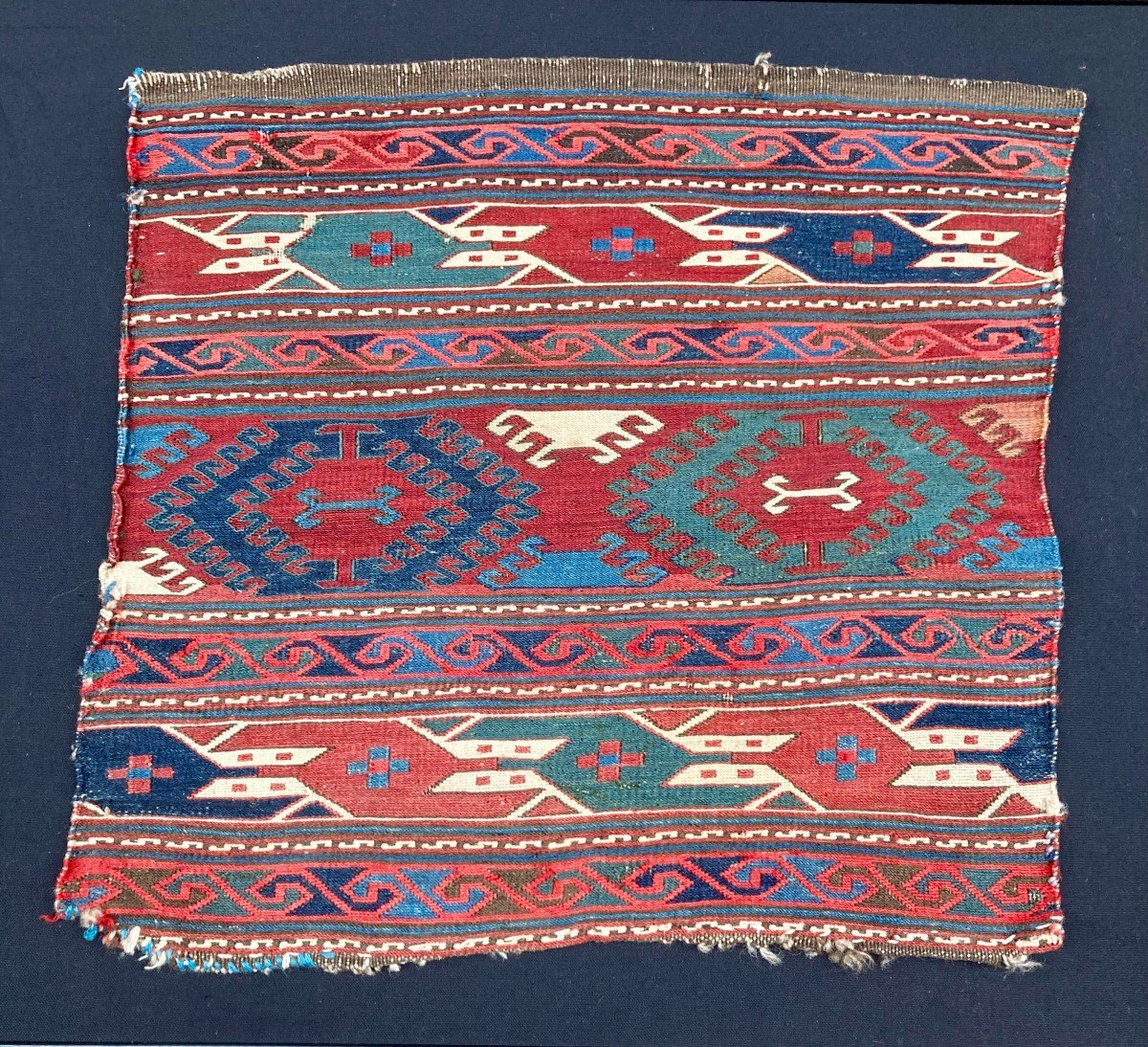 Maffrash Fragment Karabag Caucase. Circa 1850. 52 X 48 Cm