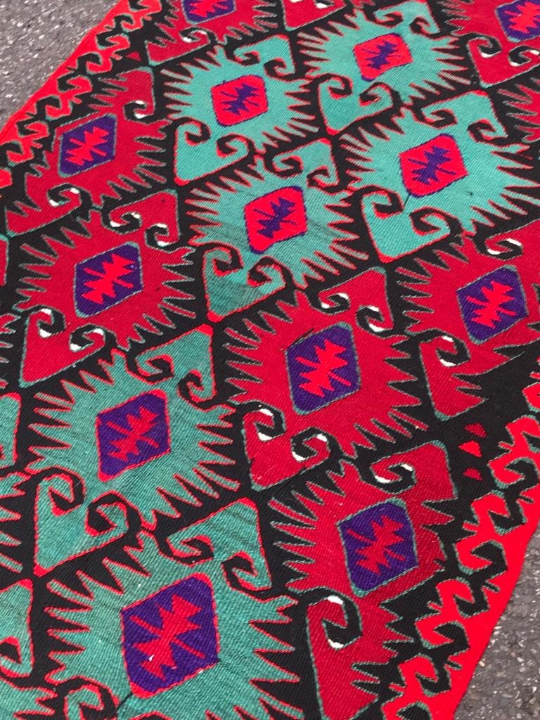 Kilim Barak Gallery - Anatolia. Circa 1970. 340 X 90 Cm-photo-4