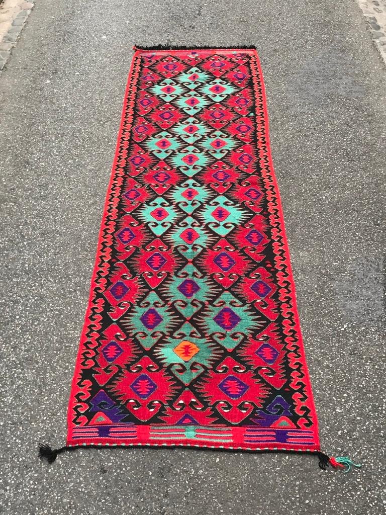 Kilim Barak Gallery - Anatolia. Circa 1970. 340 X 90 Cm-photo-6