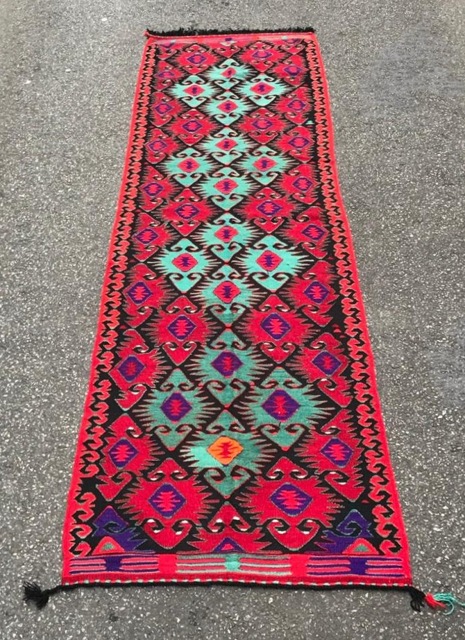 Kilim Barak Gallery - Anatolia. Circa 1970. 340 X 90 Cm