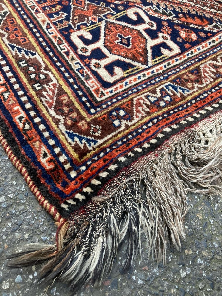Shiraz Rug - Persia. Early 20th Century. 360 X 133 Cm-photo-3
