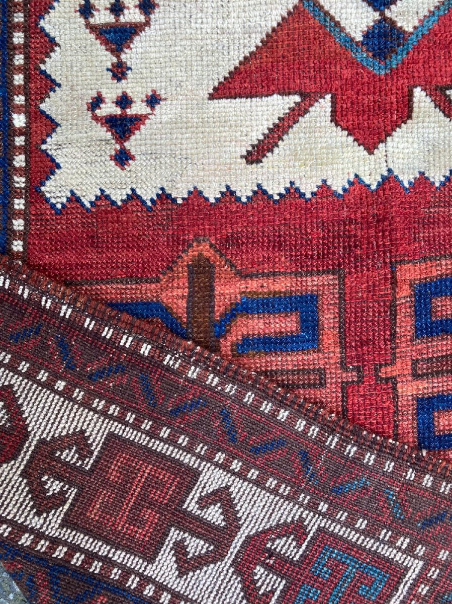 Tapis Kurde - Anatolie. Fin 19 Ième. 305 X 112 Cm-photo-5