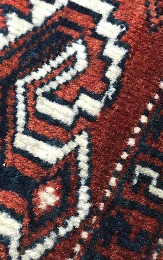 Turkmen Carpet Fragment - Yomuth. Circa 1900. 195 X 40 Cm-photo-2