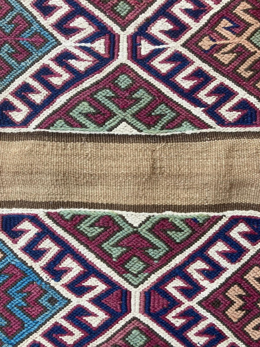 Kilim / Cuval Reyhanli - Anatolia. Circa 1880. 116 X 112 Cm-photo-2