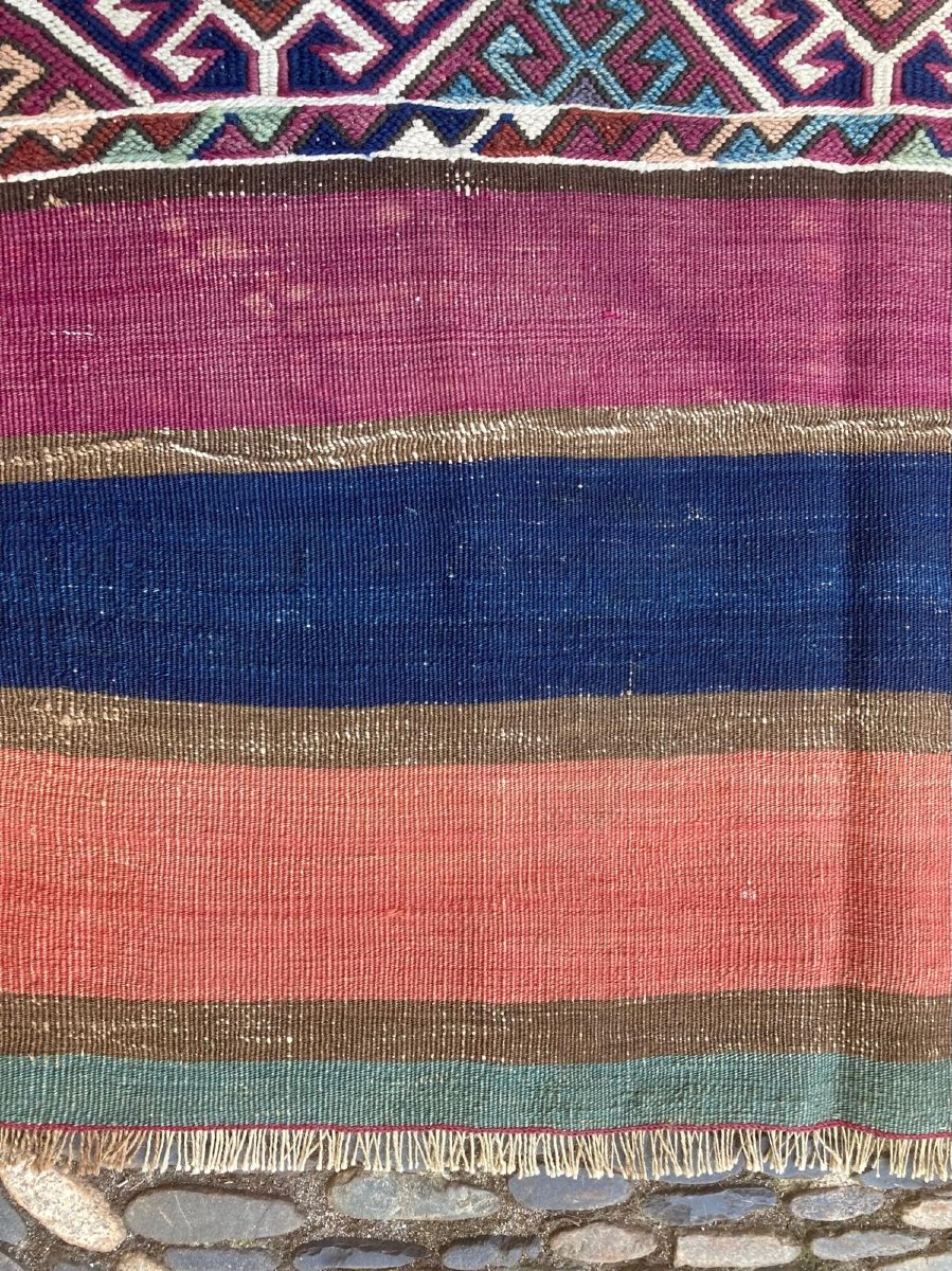 Kilim / Cuval Reyhanli - Anatolia. Circa 1880. 116 X 112 Cm-photo-4