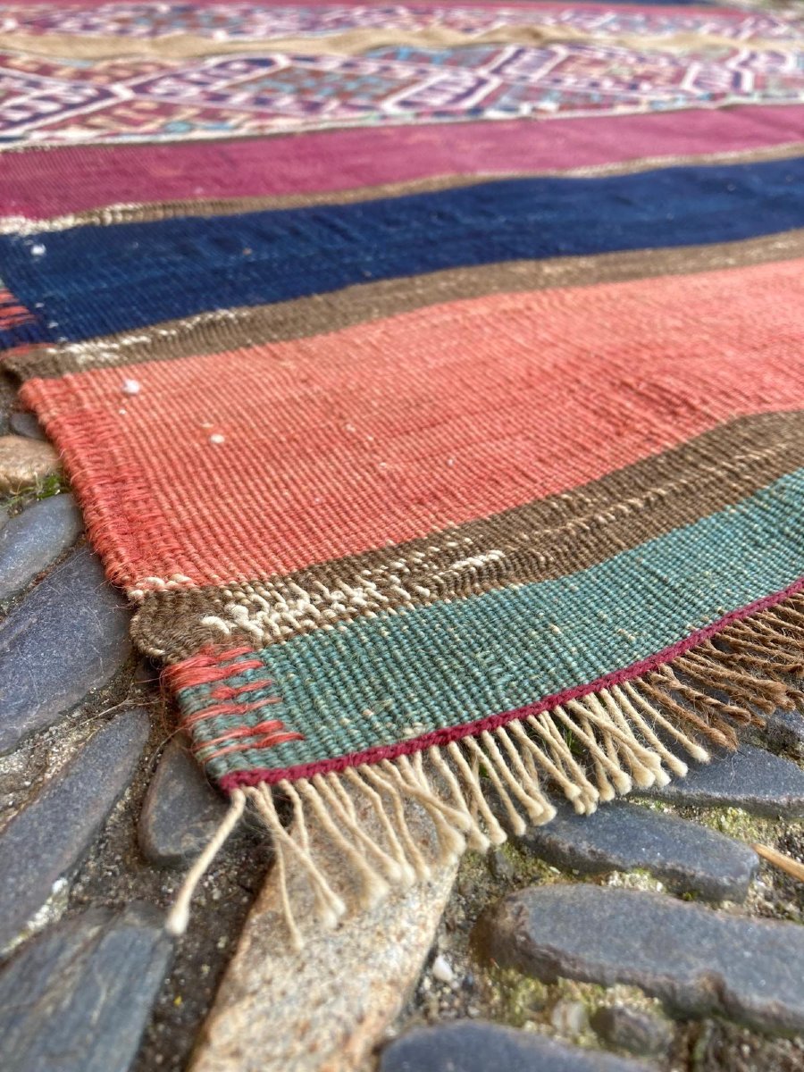 Kilim / Cuval Reyhanli - Anatolia. Circa 1880. 116 X 112 Cm-photo-1