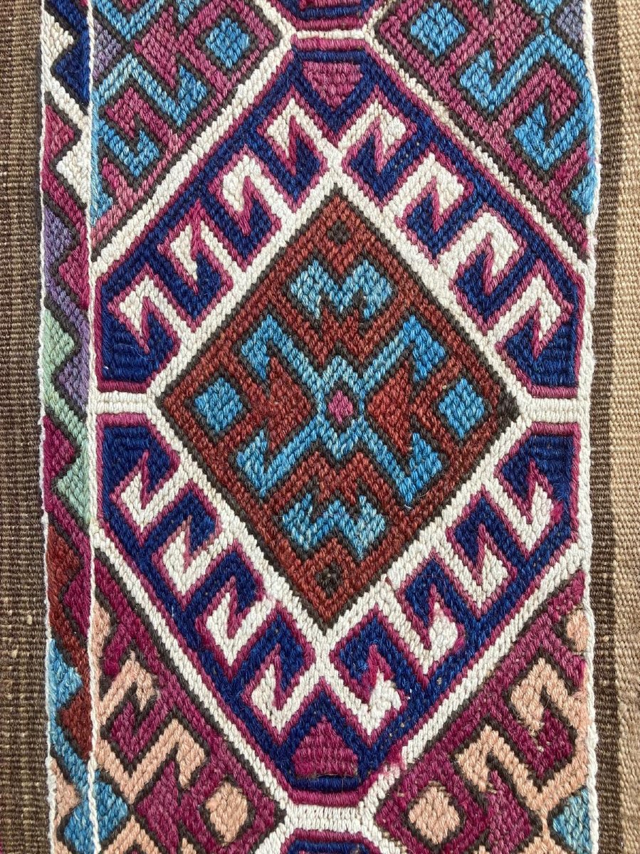 Kilim / Cuval Reyhanli - Anatolia. Circa 1880. 116 X 112 Cm-photo-6