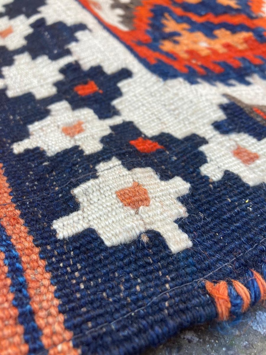 Kilim Qashqai - Iran. Circa 1950. 242 X 144 Cm-photo-1