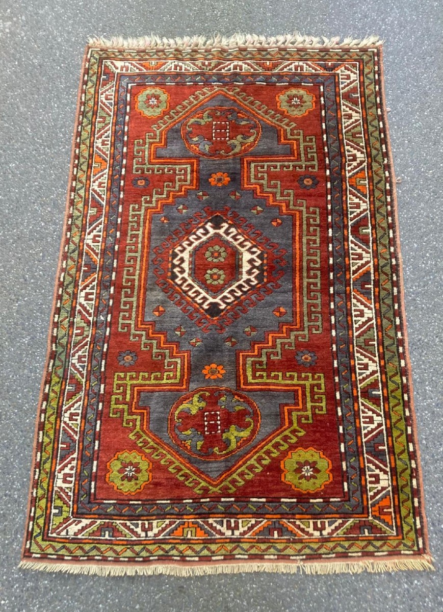 Kazakh Carpet. Mid-20th Century. 255 X 150 Cm