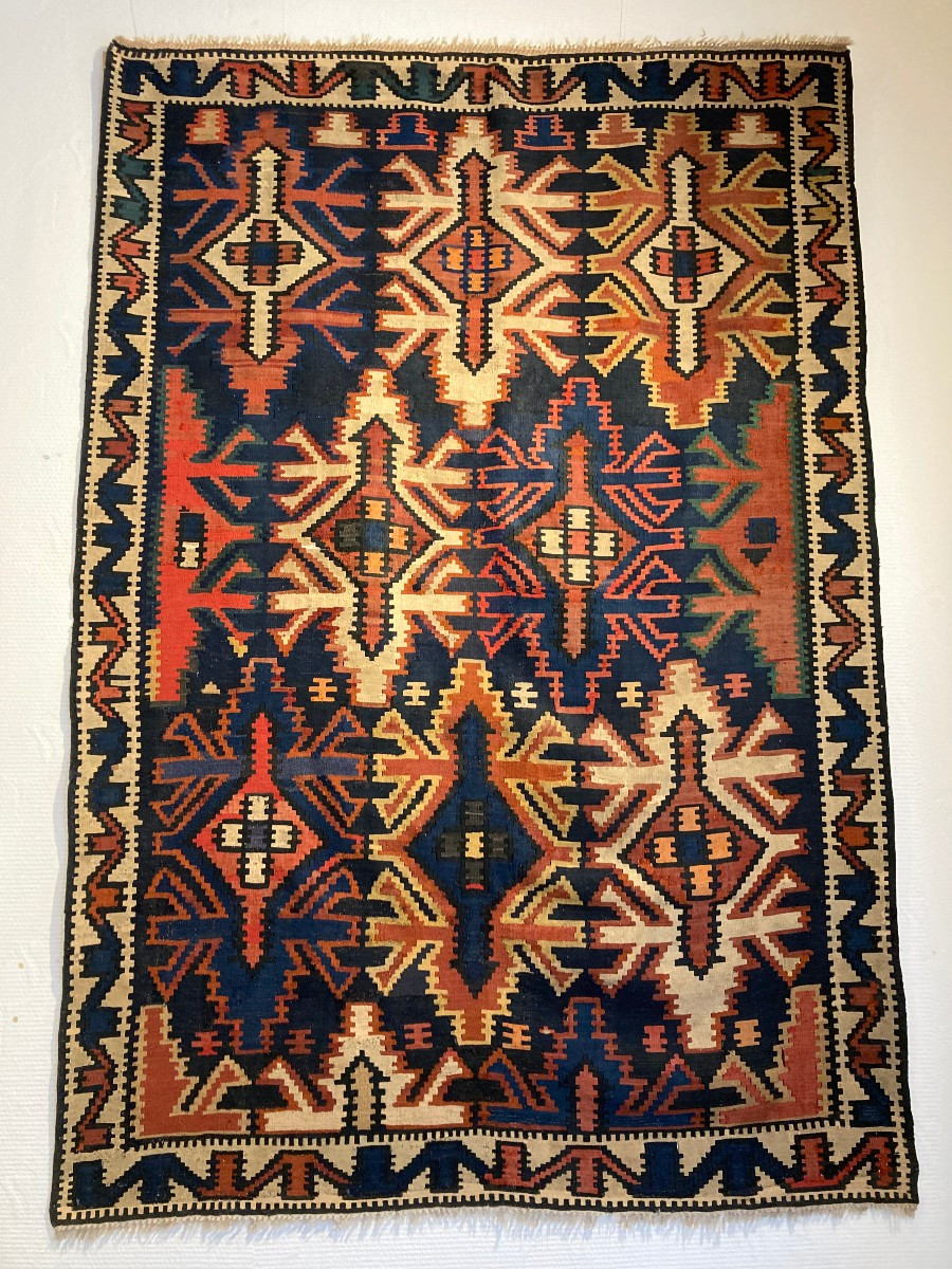 Kilim Kuba - Azerbaïdjan. Circa 1880. 185 X 125 Cm