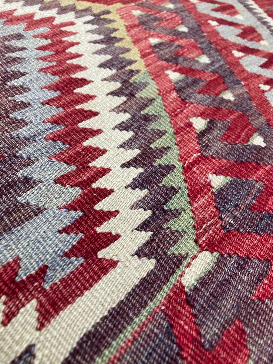 Kilim Uşak - Anatolie. Milieu 20 ième. 331 x 188 cm-photo-2