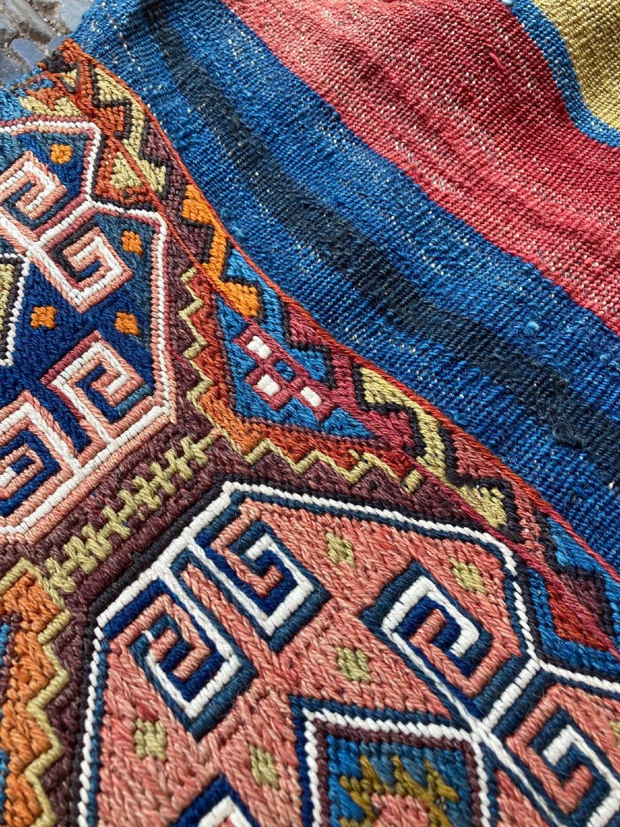 Kilim Cuval - Anatolia. Circa 1880. 147 X 113 Cm-photo-4