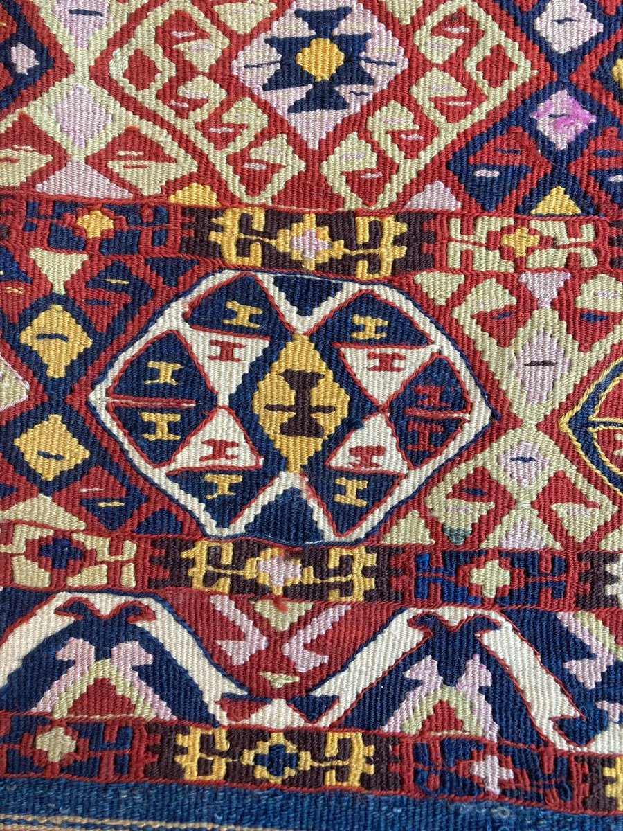 Heybe Double Bag. Maraş - Anatolia. Circa 1930. 130 X 62 Cm-photo-3