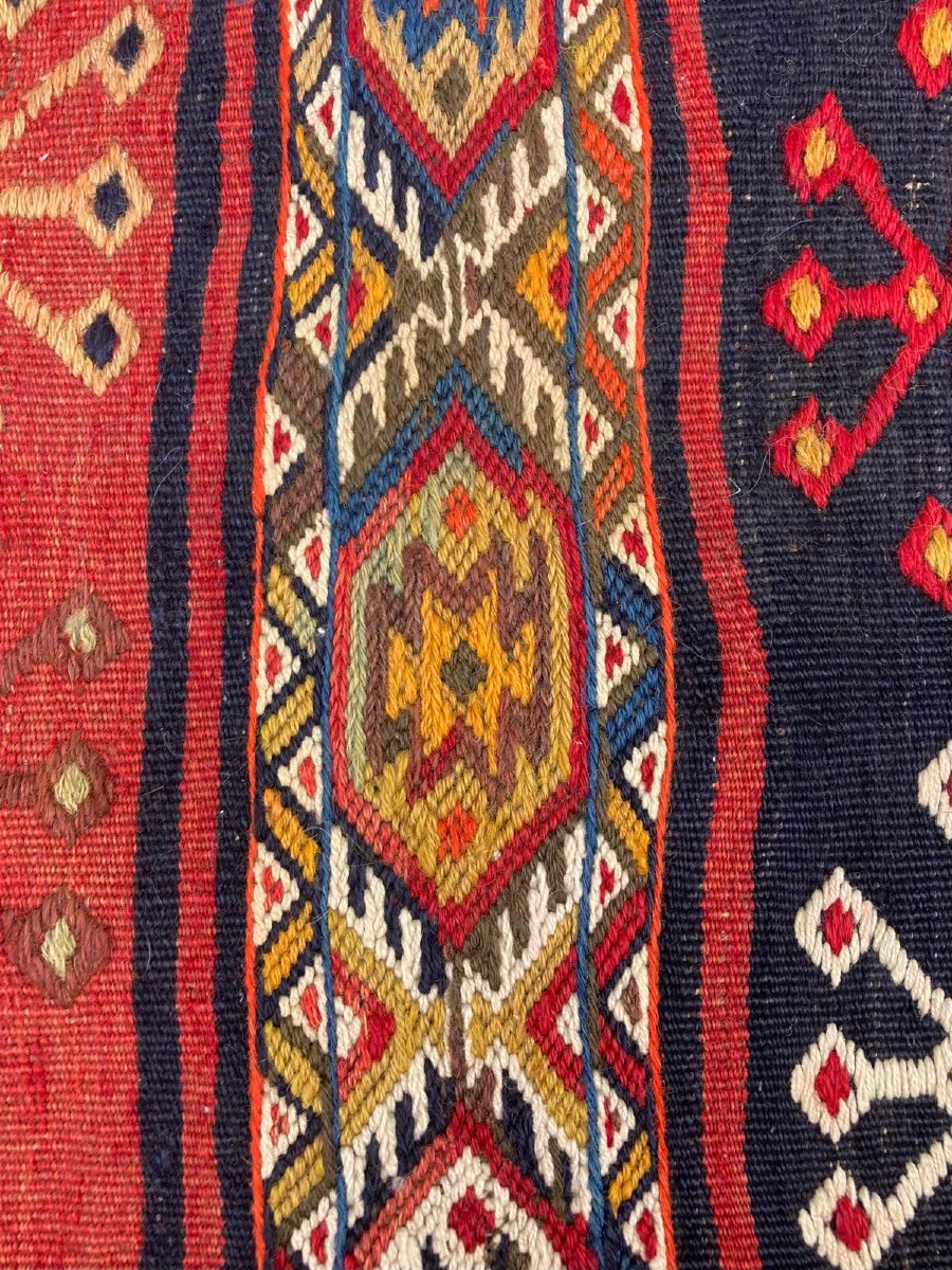Kilim Adiyaman Gallery - Anatolia. Circa 1880. 202 X 74 Cm-photo-2