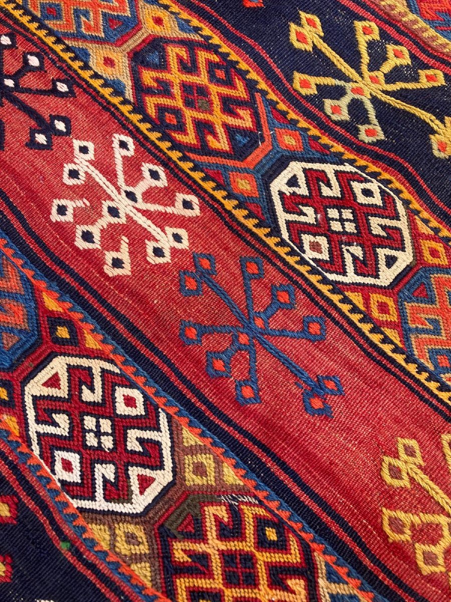 Kilim Adiyaman Gallery - Anatolia. Circa 1880. 202 X 74 Cm-photo-3