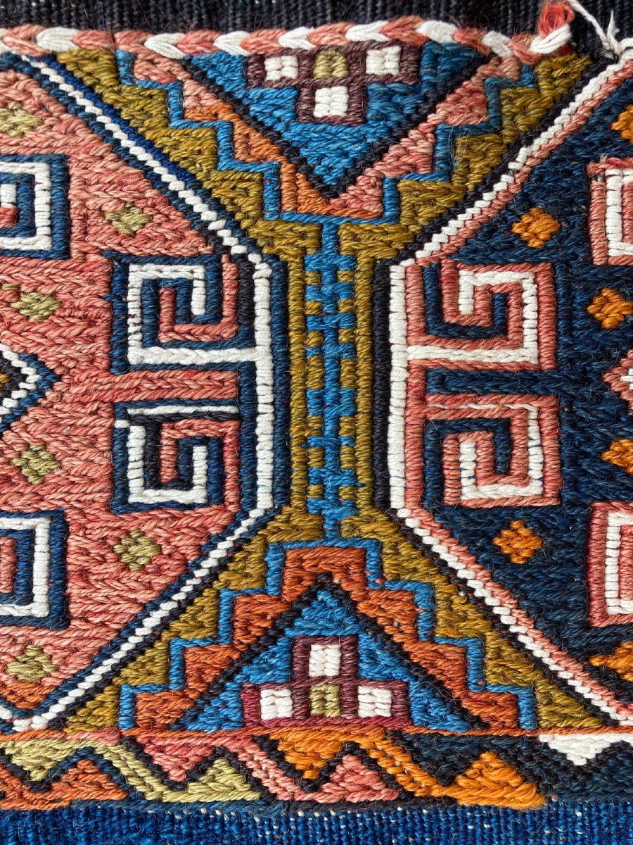 Kilim Cuval. Anatolie. Circa 1880. 147 x 113 cm-photo-5