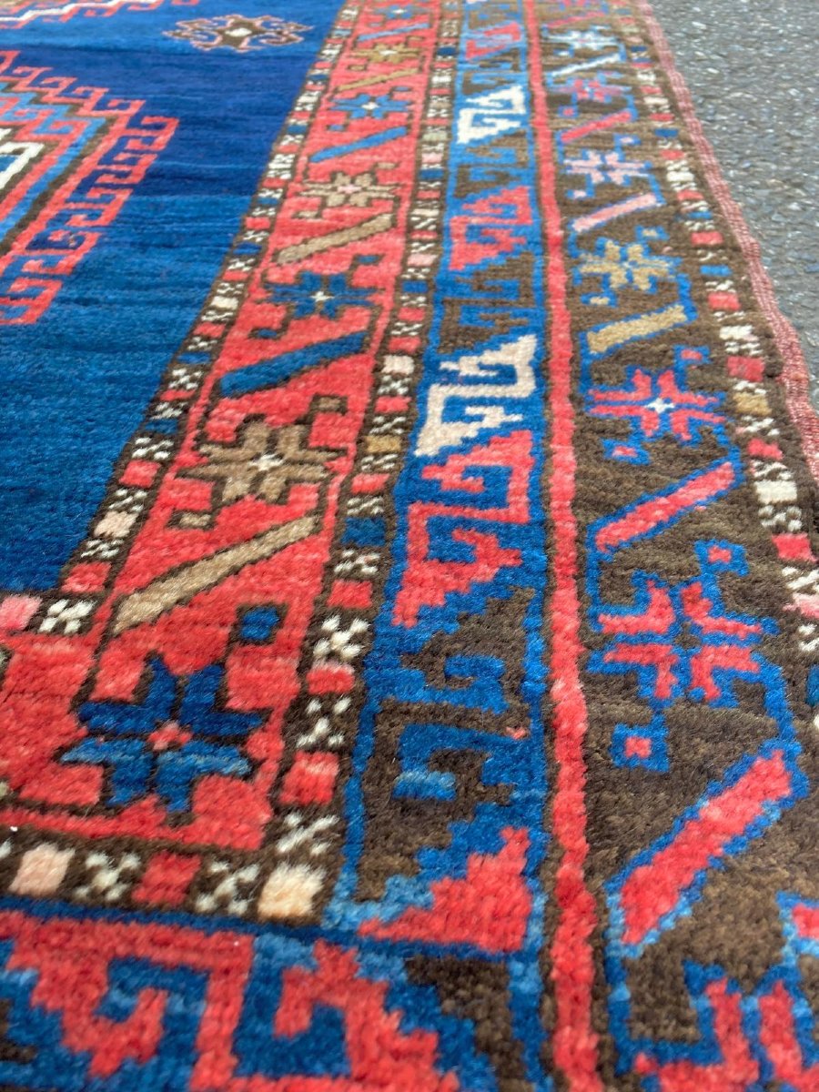 Kazakh Carpet. Early 20th Century. 215 X 136 Cm-photo-3