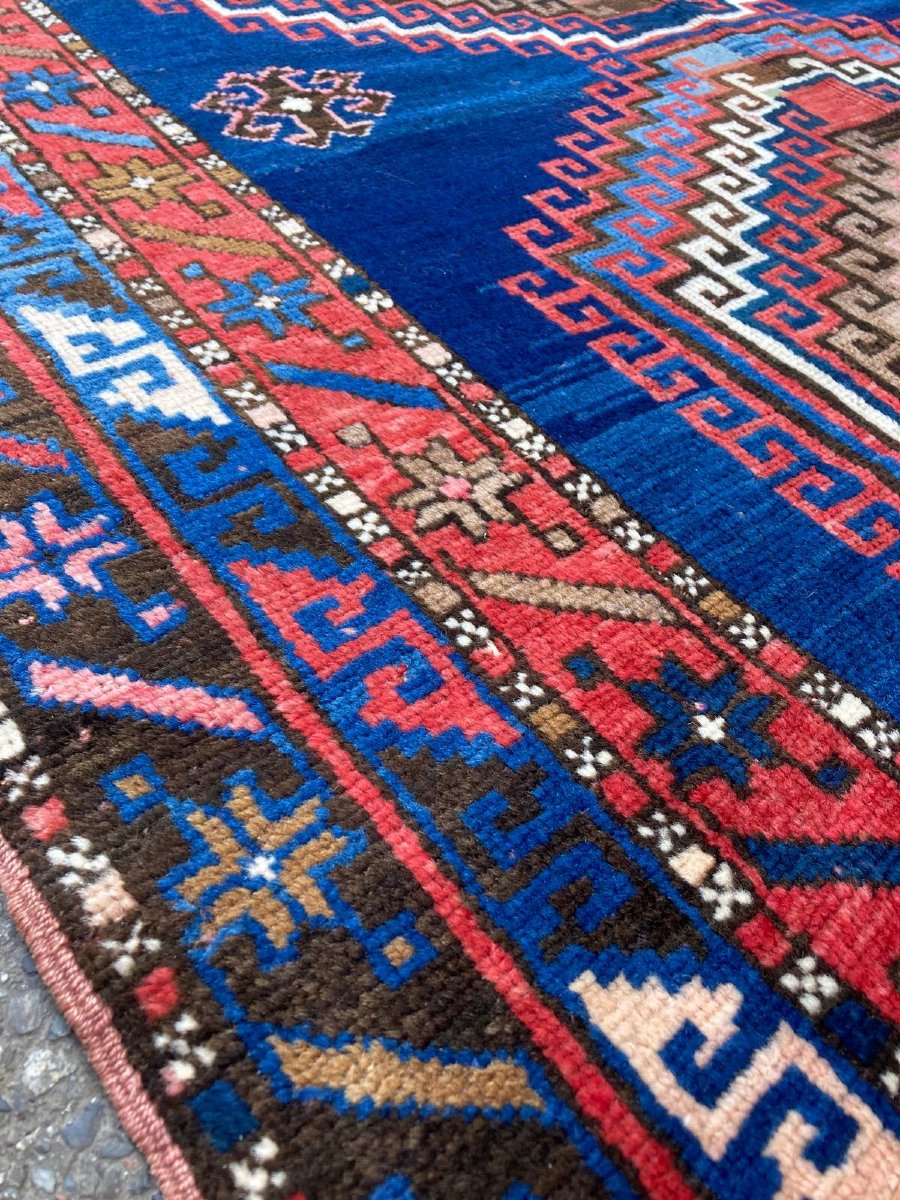 Kazakh Carpet. Early 20th Century. 215 X 136 Cm-photo-3