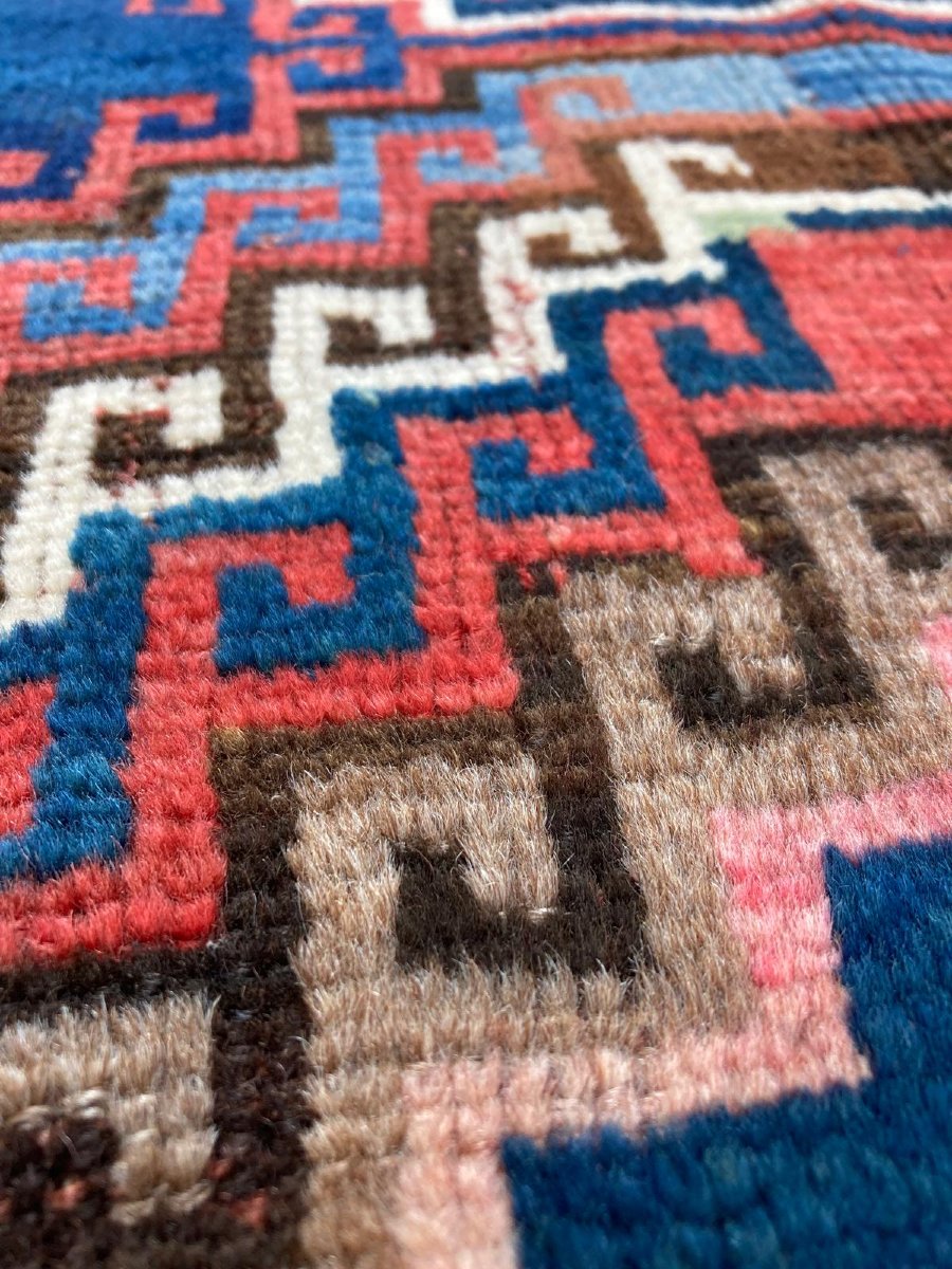 Kazakh Carpet. Early 20th Century. 215 X 136 Cm-photo-7