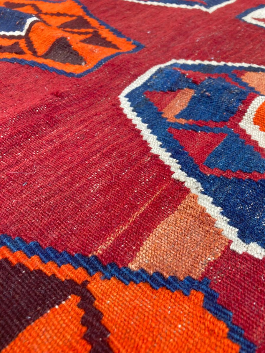 Kilim Qashqai - Iran. Circa 1950. 242 X 144 Cm-photo-2