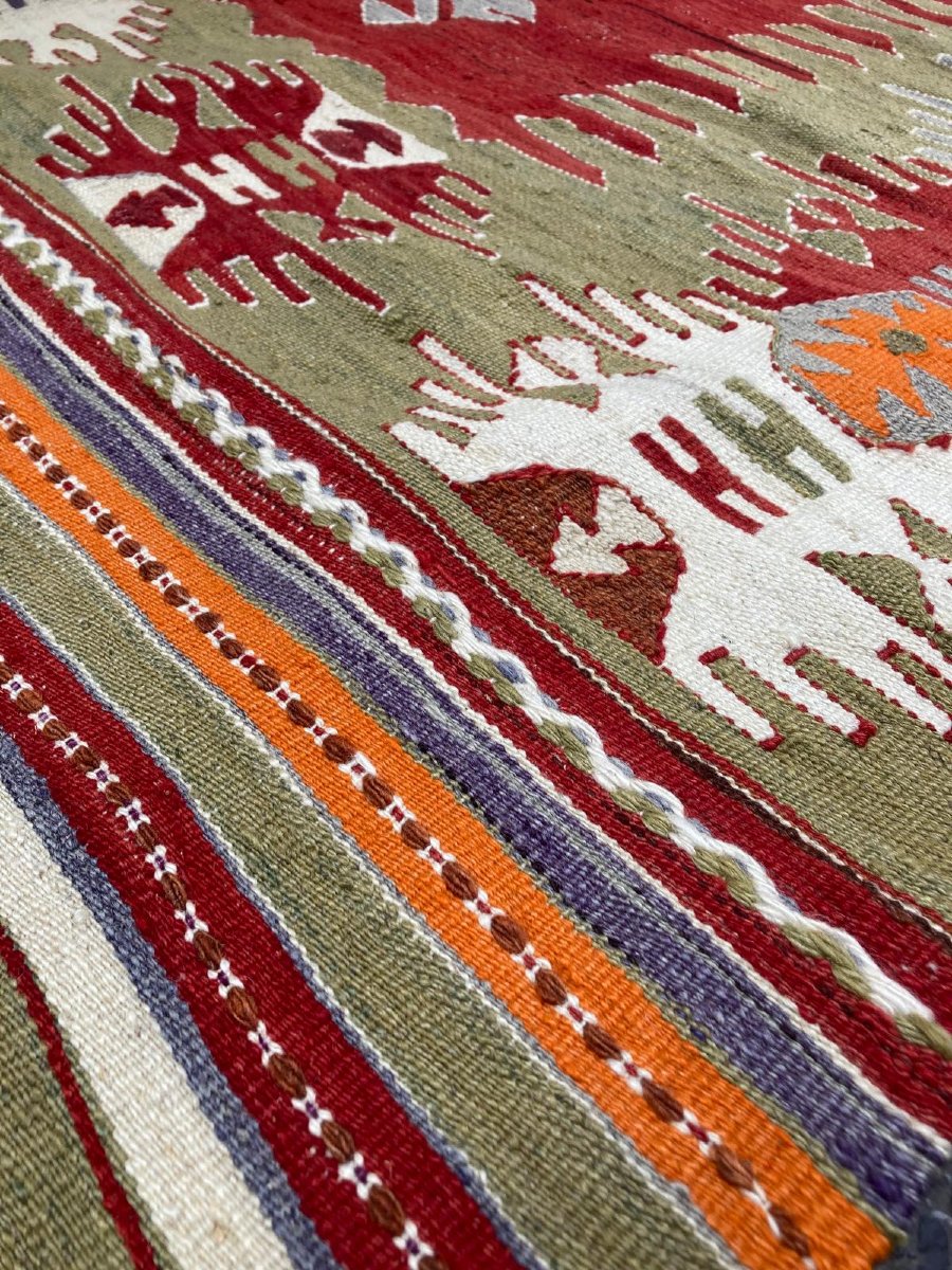 Kilim Afyon Daskiri - Anatolia. Circa 1950. 240 X 150 Cm-photo-2