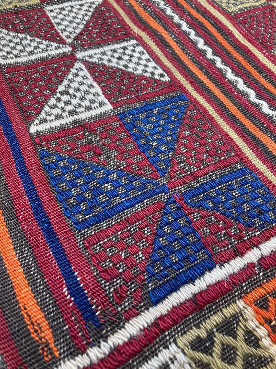 Kilim / Cicim Yüncü Balikesir - Anatolia. 1930s. 310 X 198 Cm-photo-2