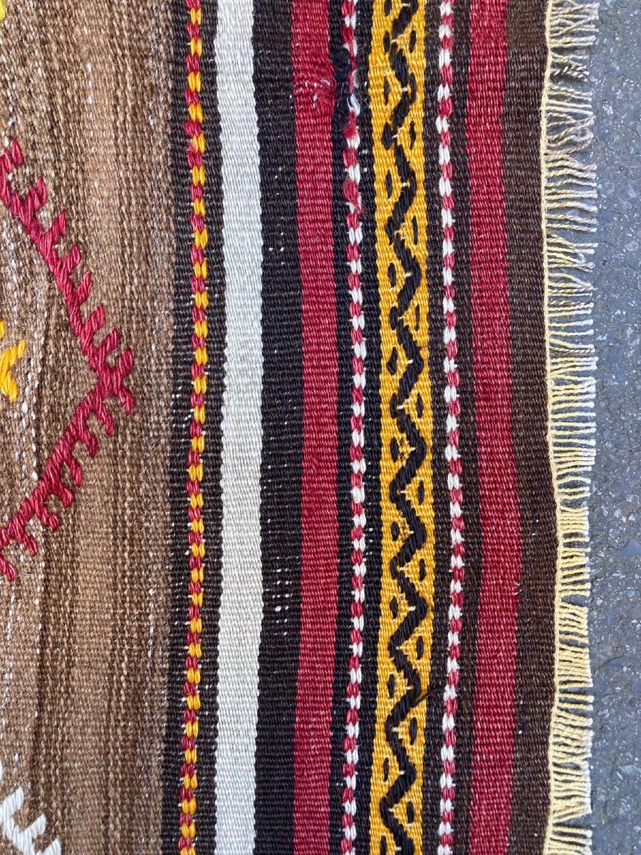 Kilim Korkuteli. Anatolia. Circa 1970. 226 X 132 Cm-photo-2