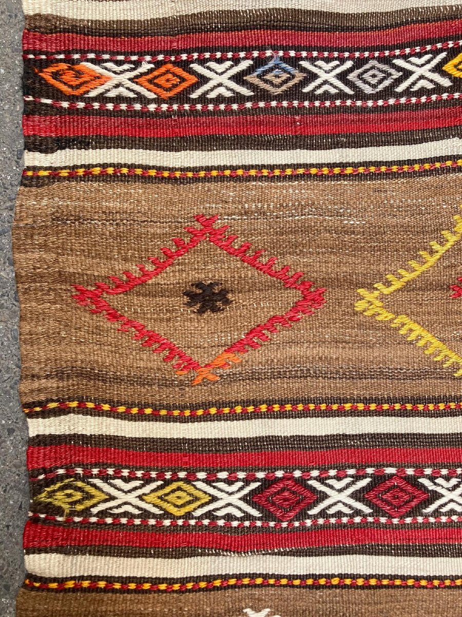 Kilim Korkuteli. Anatolia. Circa 1970. 226 X 132 Cm-photo-3