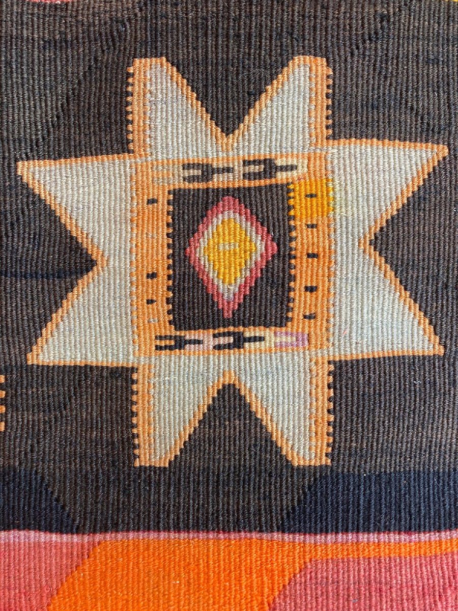 Kilim Kars Anatolia. Circa 1970. 120 X 80 Cm-photo-2