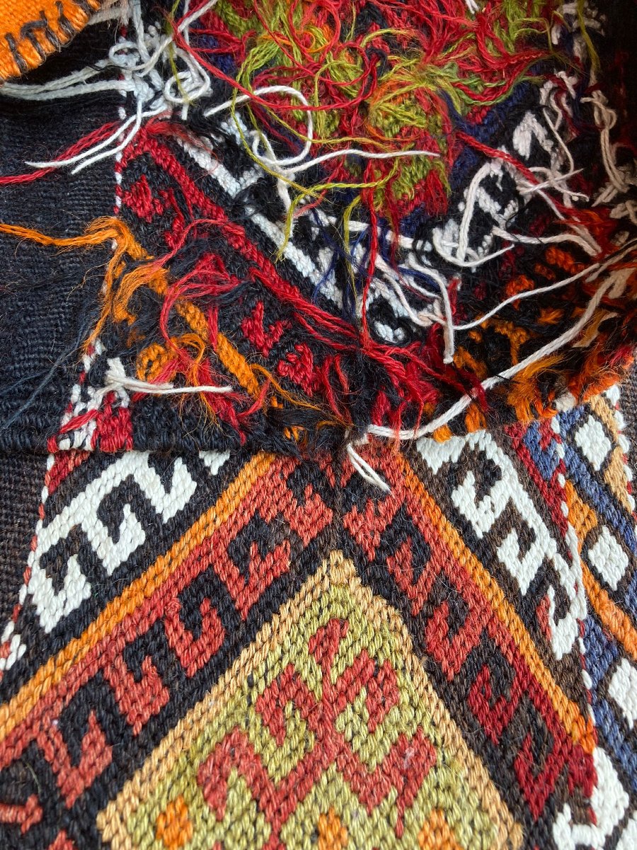 Cucal (grain Bag). Maraş. Anatolia. Circa 1930. 110 X 60 Cm-photo-3