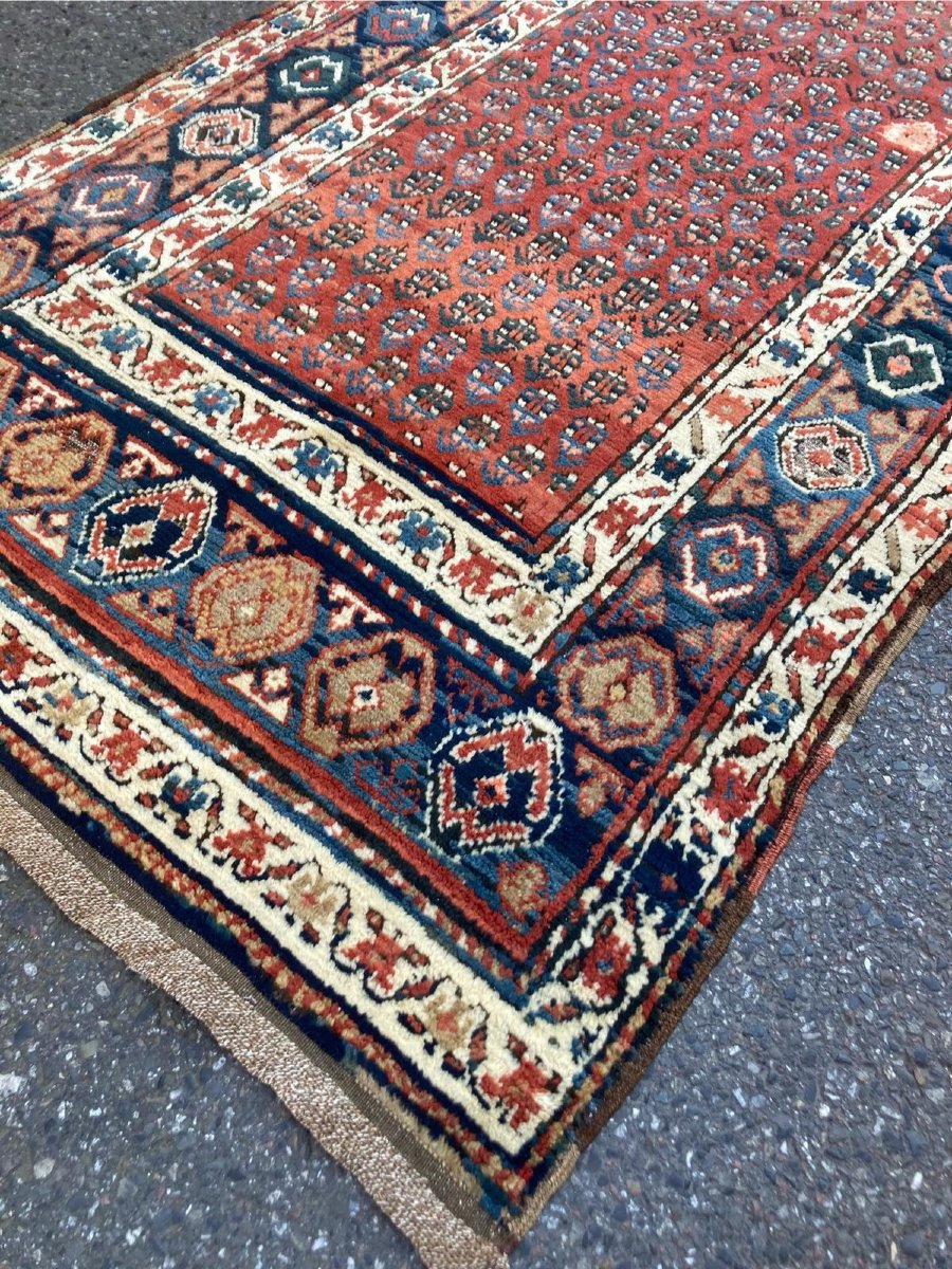 Karabag Carpet. Caucasus. Boteh Motifs. Late 19th Century. 362 X 116 Cm-photo-2