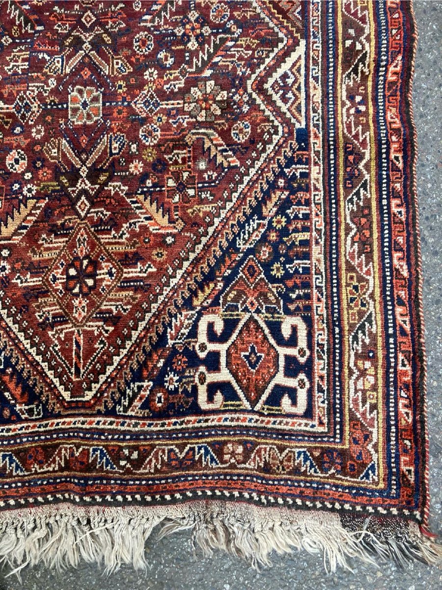 Shiraz Rug - Persia. Early 20th Century. 360 X 133 Cm-photo-2