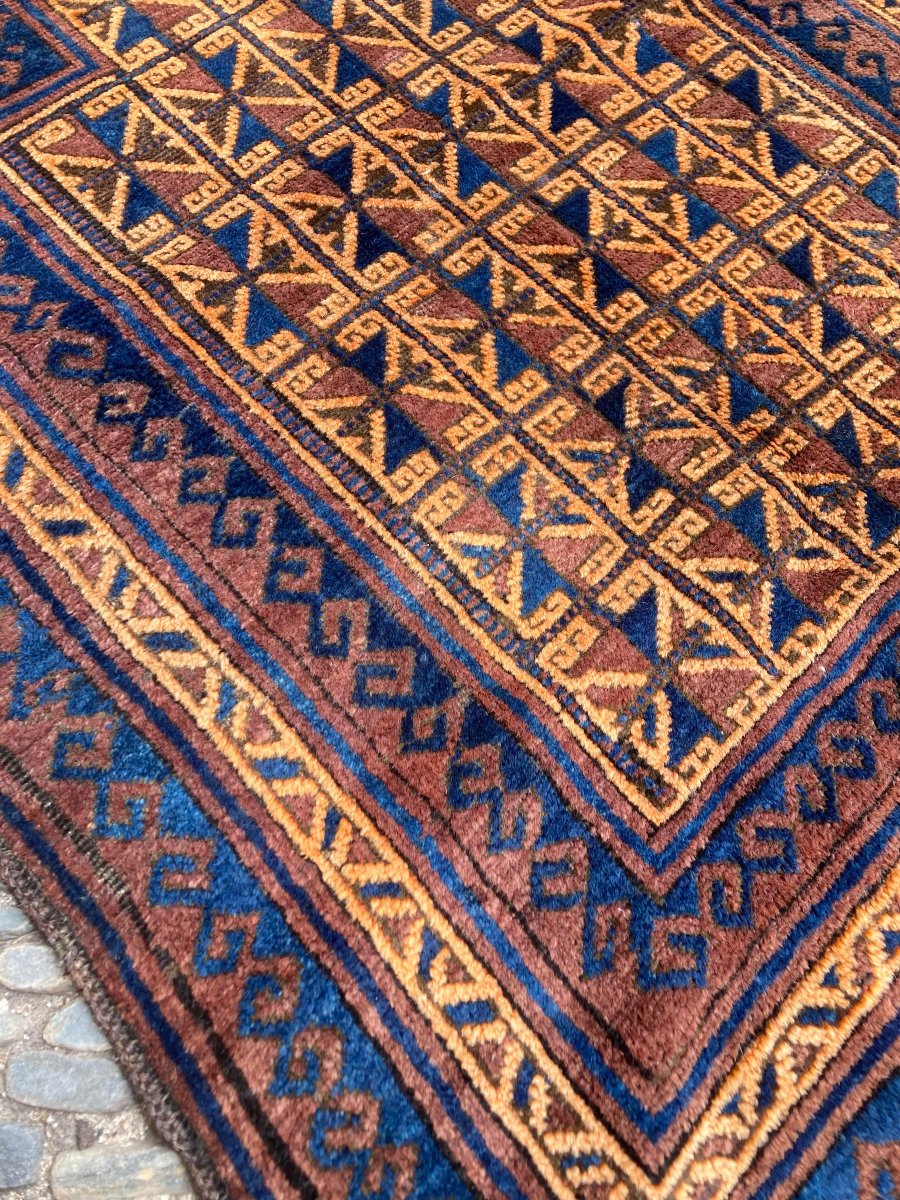 Beloutch Rug. Mid-20th Century. 130 X 90 Cm-photo-3