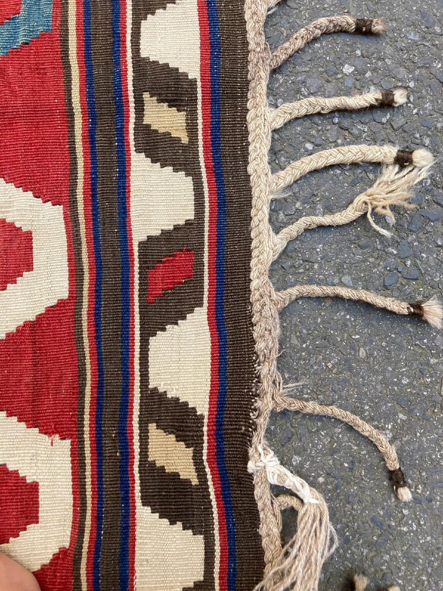 Kilim Kazakh. Circa 1880. 240 x 167 cm-photo-1