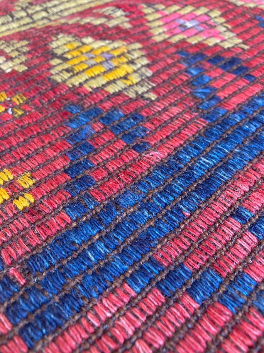 Kilim Cicim Konya Anatolie. Années 1930. 120 x 102 cm-photo-4