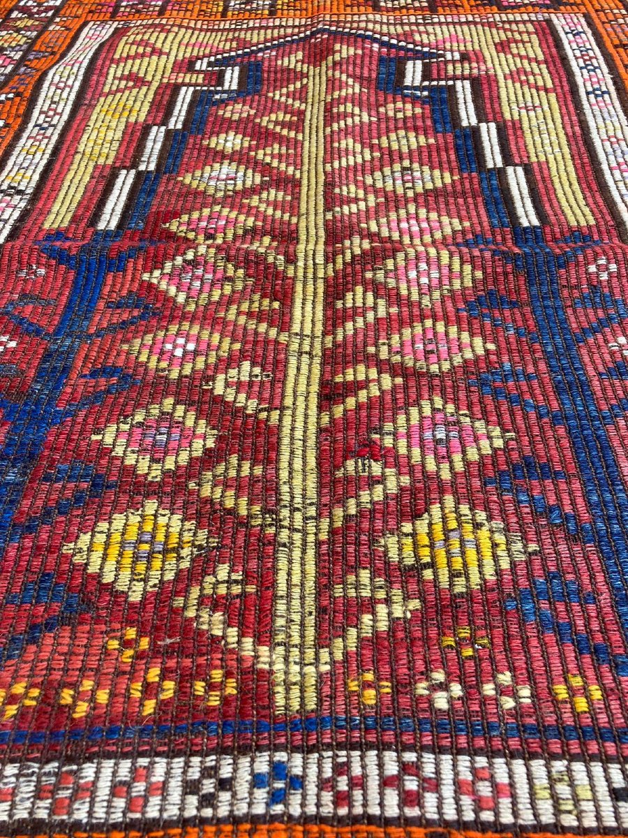 Kilim Cicim Konya Anatolie. Années 1930. 120 x 102 cm-photo-1