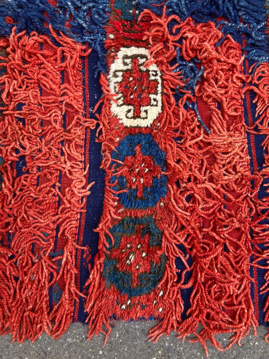 Tülü Bergama - Anatolie. Fin 19 ième. 215 x 160 cm-photo-4
