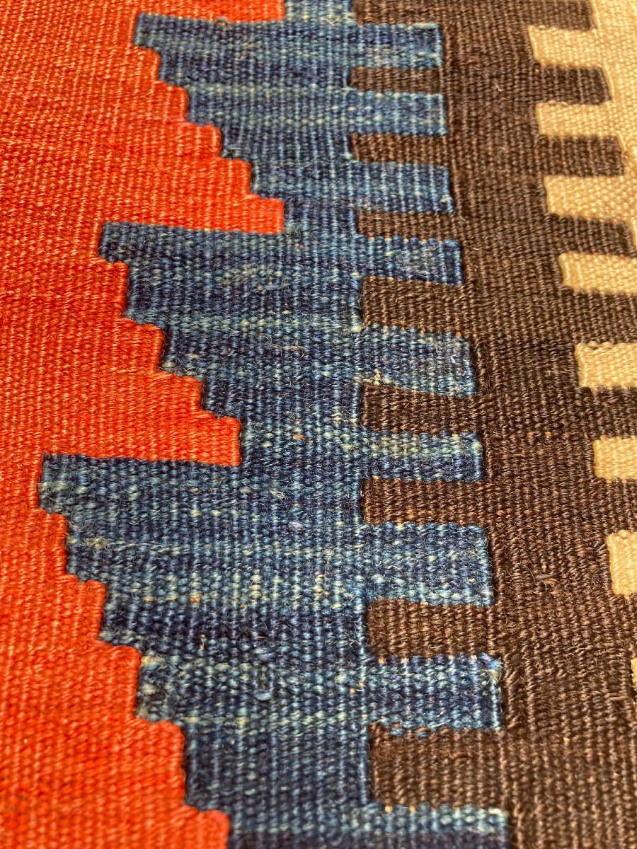 Kilim Kuba - Azerbaïdjan. Circa 1920. 295 x 164 cm-photo-5