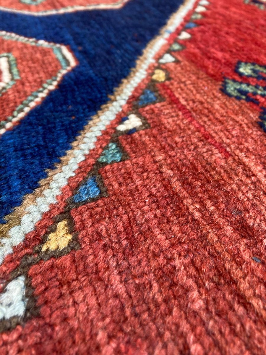 Tapis Caucase. Motif Kazakh. Début 20 ième. 215 x 145 cm-photo-3
