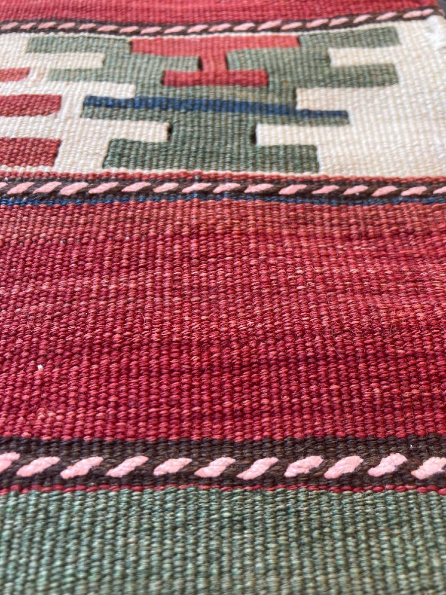 Kilim Shirvan - Caucase. Circa 1880 / 1900. 250 x 135 cm-photo-1