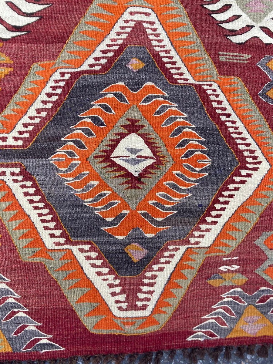 Kilim Mut - Monts Taurus. Anatolie. Circa 1920. 310 x 147 cm-photo-1