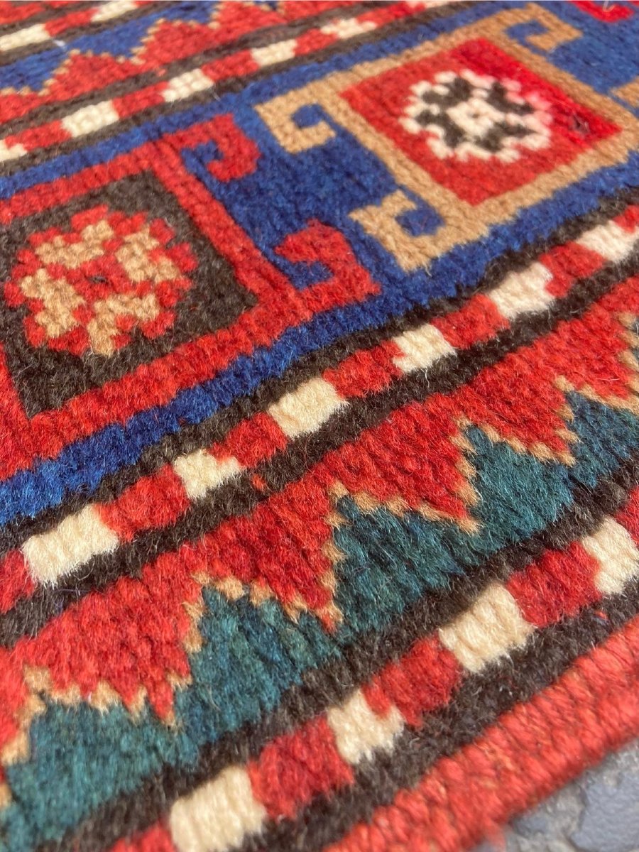 Tapis Caucase. Kazakh. Daté 1904. 295 x 135 cm-photo-2