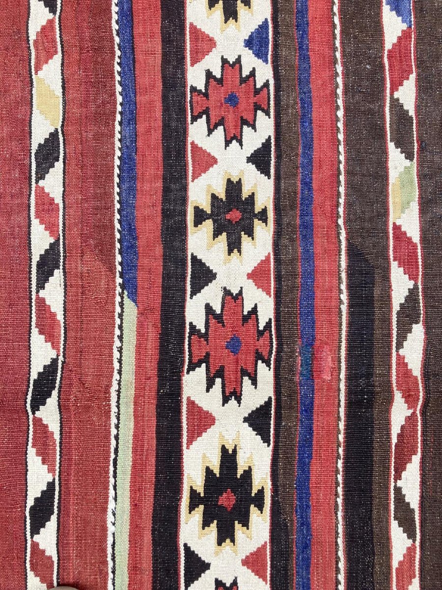 Kilim Shirvan - Caucase. Circa 1920.  270 x 178 cm-photo-3