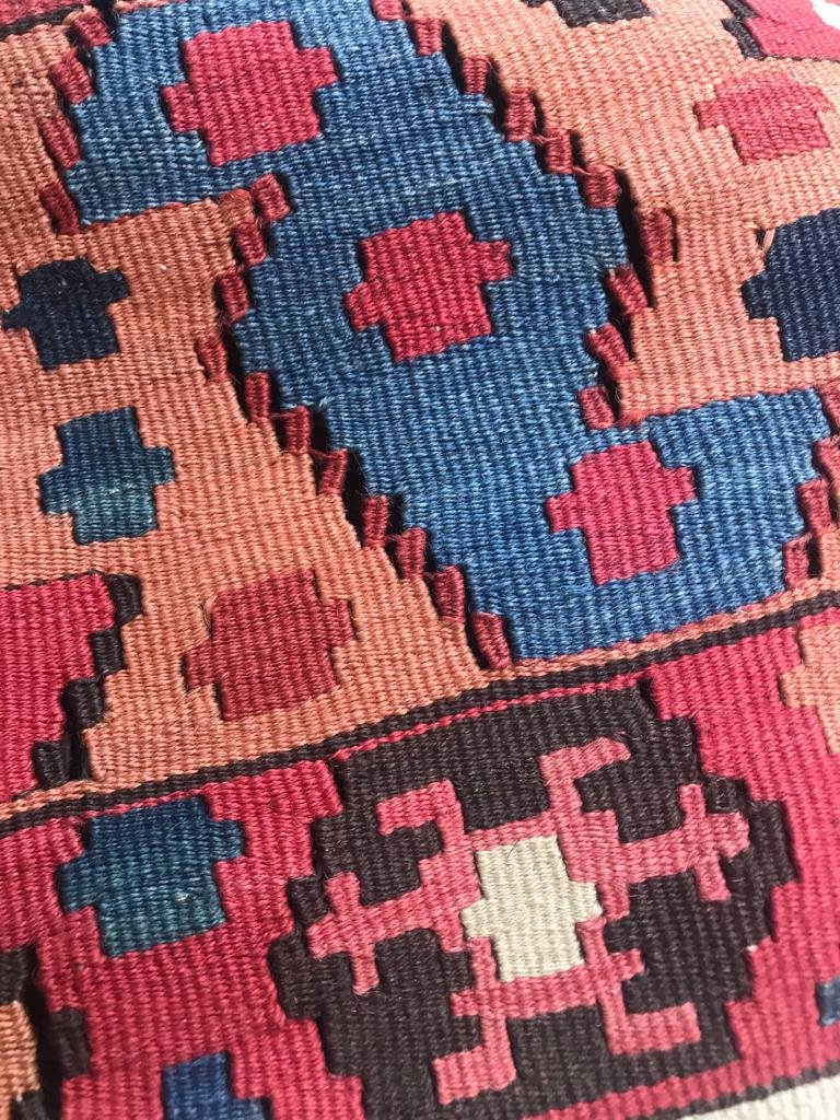 Kilim Shahsaven - Perse. Signé. Fin 19 ième. 480 x 180 cm-photo-4