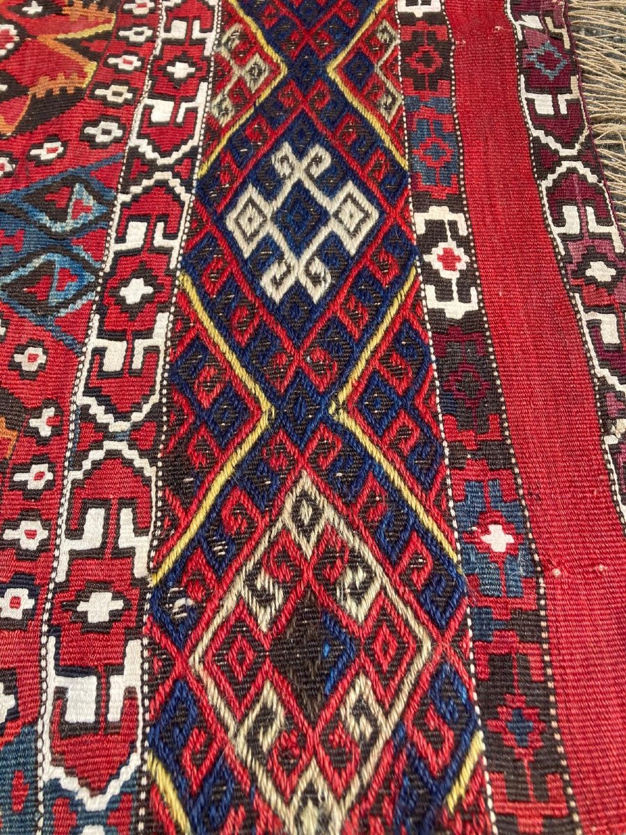 Kilim / Galerie Adyaman - Anatolie. Circa 1880. 325 x 100 cm-photo-3