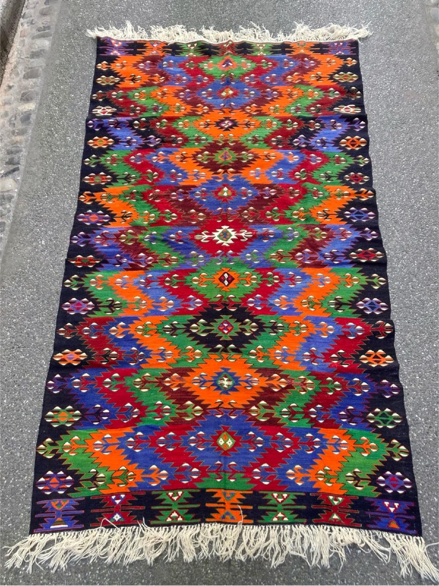Afyon Kilim. Anatolia. 1970s. 315 X 166 Cm