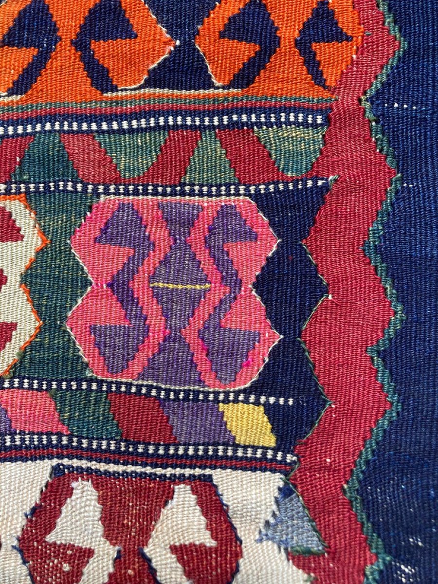 Kilim Bergama / Anatolie 1900-1920. 297 x 150 cm-photo-3