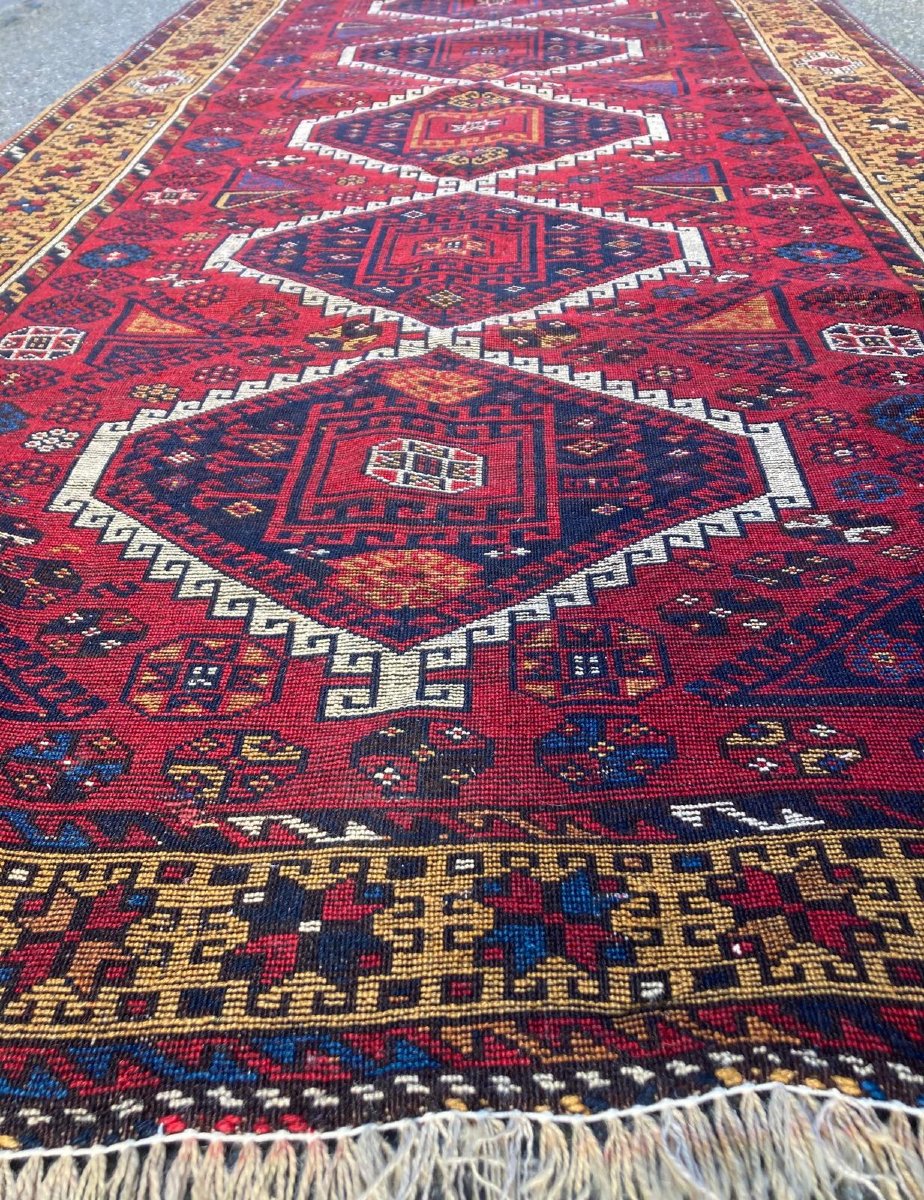 Tapis Anatolie. Circa 1920. 320 x 145 cm-photo-1